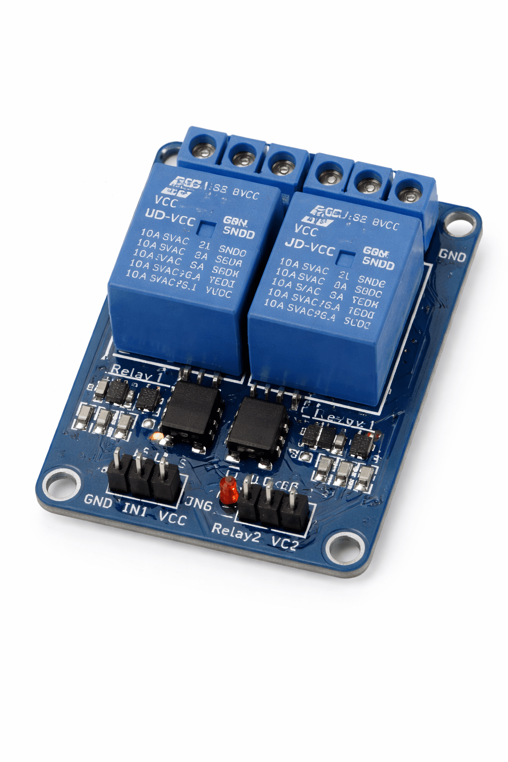 2 Channel 5V Relay Module (High/Low Trigger) 1 2 Channel 5V Relay Module (High/Low Trigger)